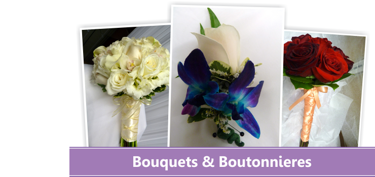 Bloom floral bouquets and boutonnieres
